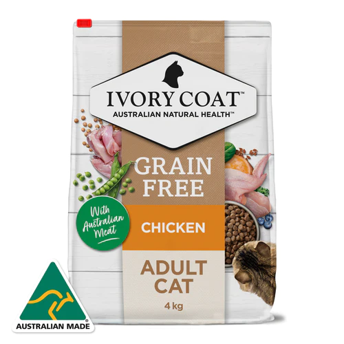 Ivory Coat 2kg Grain Free Adult Cat - Chicken (004678) 無穀物 雞肉亞麻籽 成貓糧 (ICC2) (EXP: 02/3月/2027)